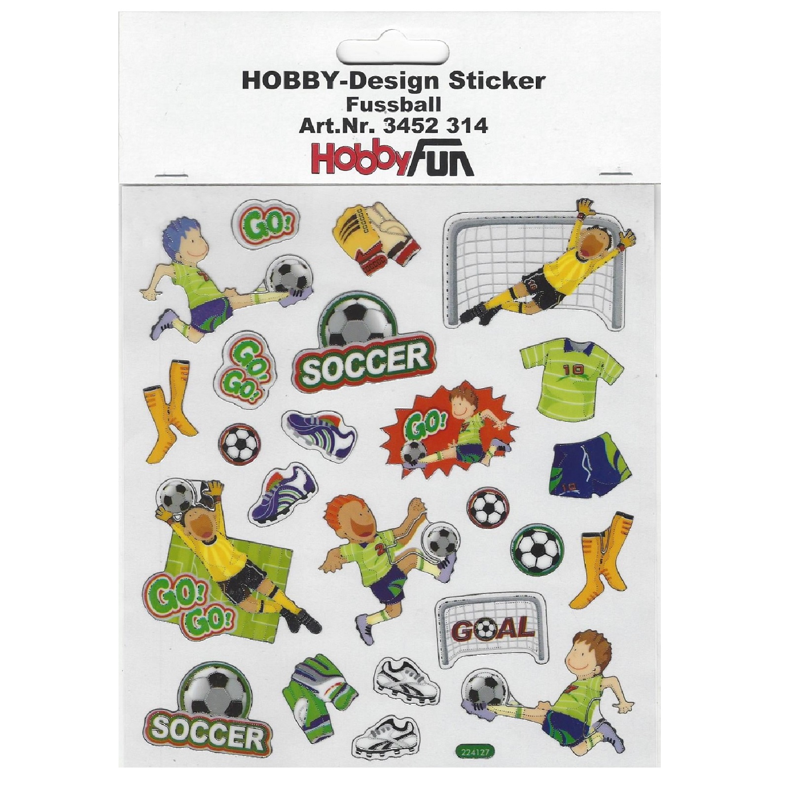 Hobby-Design Sticker Adventszahlen mit Silberdruck Silberfolie Stickerbogen 1-24